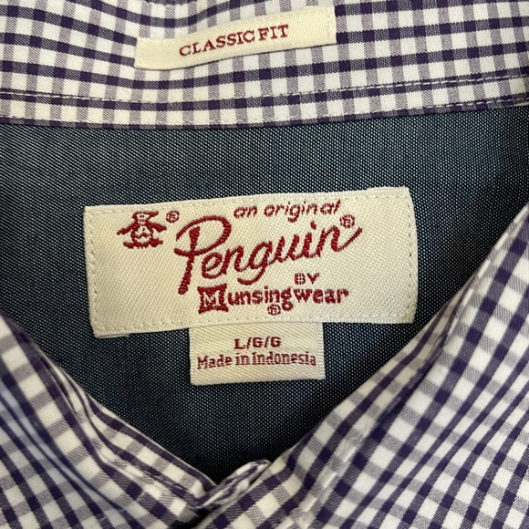 Like new, Original Penguin Long Sleeve Button Down Shirt - Picture 3 of 4